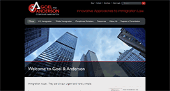 Desktop Screenshot of goellaw.com